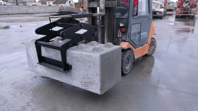 chwytak do bloczków betonowych