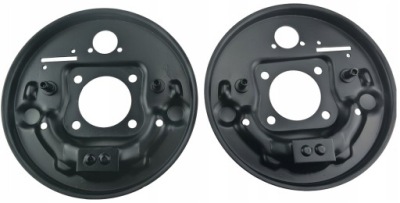 Диск тормозная якорная fiat 126p p + l задняя фото №1