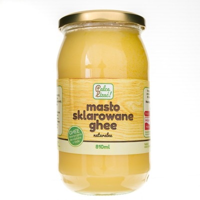 MASŁO SKLAROWANE GHEE NATURALNE - 810 ML