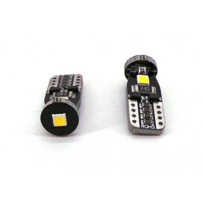 LUZ W5W DIODO LUMINOSO LED T10 12V-18V 3W CANBUS 240LM  