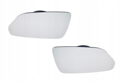 Стекло вкладыш зеркало vw polo 2004-2008 левый правый фото №1