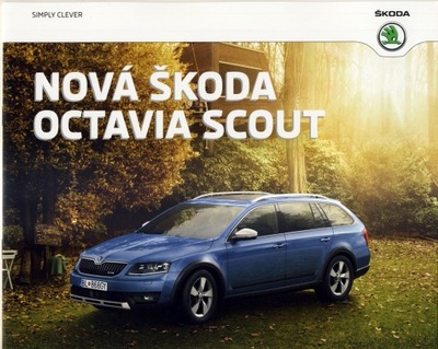 SKODA Octavia Scout prospekt 2015 Słowacja