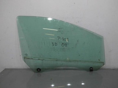 Скло двері права peugeot 308 3d 8 r фото №1