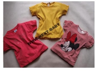 2 x H&M minnie __ TU dżety __ 80 / 86 / 92