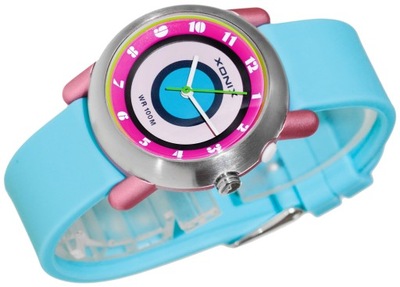 Kolorowy Dziecięcy Zegarek Wskazówkowy XONIX WR100