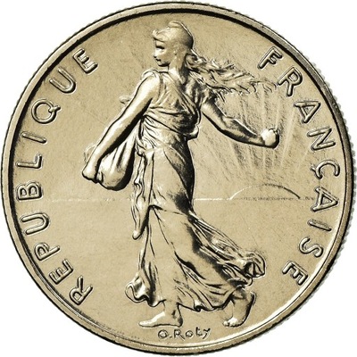 Moneta, Francja, Semeuse, 1/2 Franc, 1978, Paris,