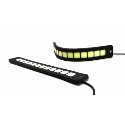 LUZ DE DÍA DRL COB DIODO LUMINOSO LED 25W NOVEDAD ELÁSTICO  