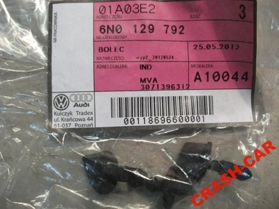 AUDI VW SOPORTE SOPORTE PERNO 6N0129792  