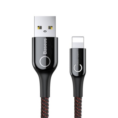 Baseus kabel LED USB Lightning iPhone 1m 2.4A