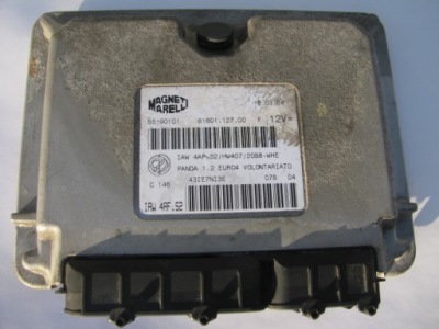 Бортовой компьютер двигателя panda ii 1.2 iaw4af.s2 55190101 фото №1