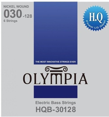 Olympia HQB-30128 struny basowe 6-str 30-128