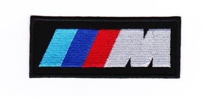 Naszywki, naszywka BMW M POWER 9.9 x 4.0 cm 