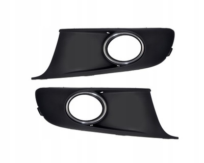 Vw touran caddy 2010- ґрати заглушки протитуманної фари фото №1