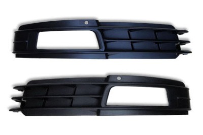 Audi a6 c6 lift решётка заглушка противотуманной фары бампера фото №1