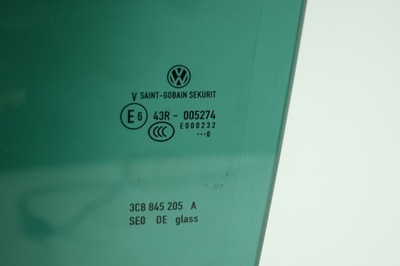 СТЕКЛО ДВЕРЬ ЗАД ЛЕВАЯ 3C8845205A VW PASSAT CC