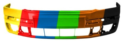 Бампер передний do skoda octavia 2 ii 04-12 8151 фото №1