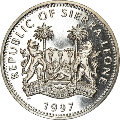 Moneta, Sierra Leone, Dollar, 1997, British Royal