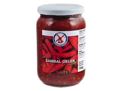 Sambal Oelek 750g - bardzo ostry sos - 86% chilli