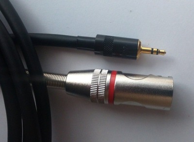 SHELLER kabel /stereo mini jack 3.5S/XLRmęski 7m