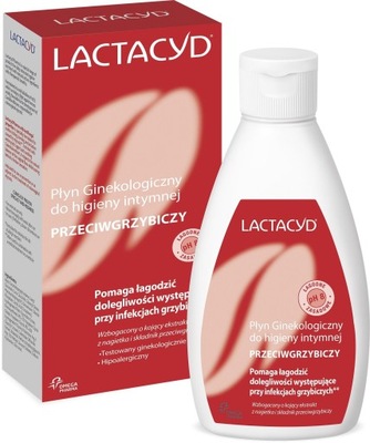 Lactacyd płyn do higieny intymnej.UWAGA USZKODZONE TEKTUROWE OPAKOWANIE.