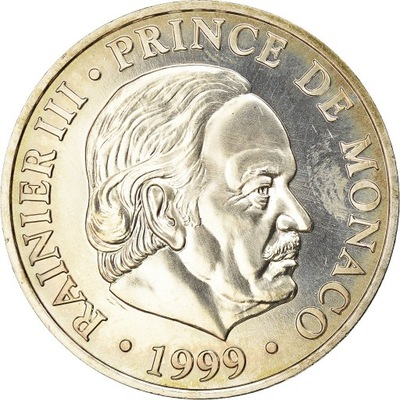 Moneta, Monaco, Rainier III, 100 Francs, 1999, Par