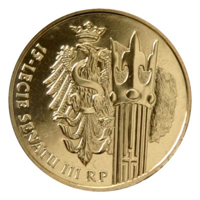 Moneta 2 zł 15-lecie Senatu III RP