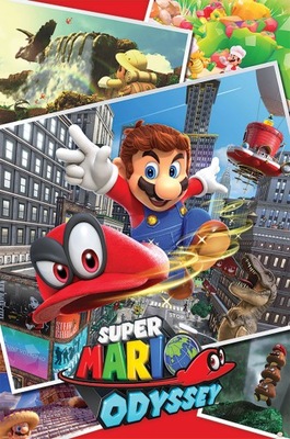 Super Mario Odyssey - plakat z gry 61x91,5 cm