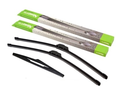 WIPER BLADES NEGOTTI VW PASSAT B5 FACELIFT UNIVERSAL + REAR  