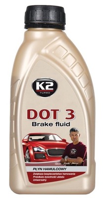 K2 DOT3 płyn hamulcowy DOT 3 R3 0,5L 500ML