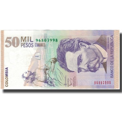 Banknot, Colombia, 50 000 Pesos, Undated, Undated,