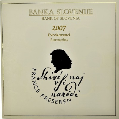 Słowenia, Set, 2007, MS(65-70), ND
