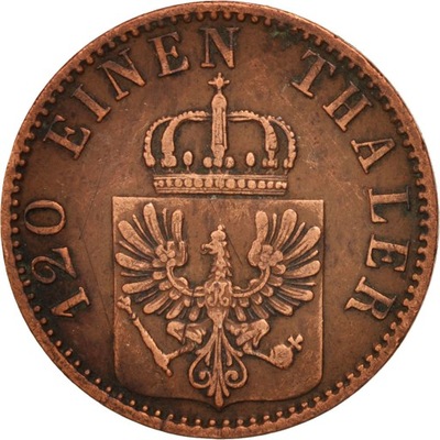 Moneta, Landy niemieckie, PRUSSIA, Wilhelm I, 3 Pf