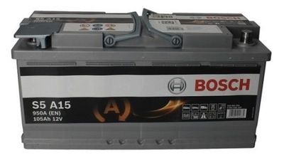 АКУМУЛЯТОР BOSCH AGM 105AH 950A 105 AH СТАРТ СТОП DOSTAWA ЗАМІНА