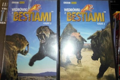 Wędrówki z bestiami 2 części - VHS kaseta video