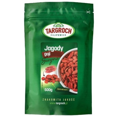 Jagody goji suszone całe TarGroch 500 g