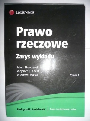 prawo rzeczowe zarys wykładu