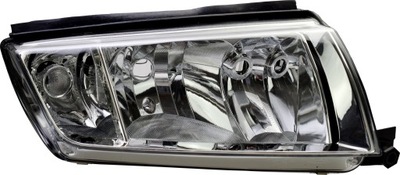 Фара лампа правая skoda fabia 2001-2008 серебристый фото №1
