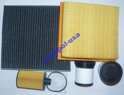 FILTER FILTERS JEEP GRAND CHEROKEE 3,0 CRD SET 2011-  
