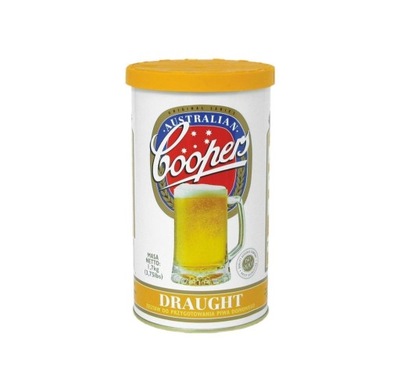 Piwo domowe Coopers DRAUGHT brewkit brew kit GRA