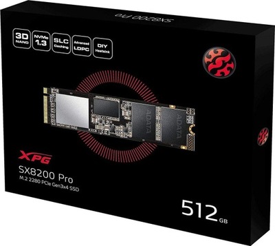 Dysk SSD Adata XPG SX8200 PRO 512GB M.2 PCIe