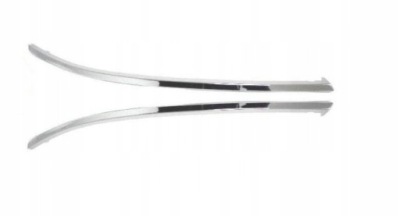 Audi a6 c5 97-01 молдинг накладки бампера хром l p фото №1