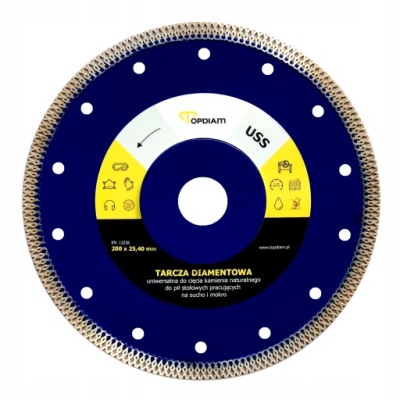 DIAMOND DISK TOPDIAM USS KAMEŇ 180 x 25,40