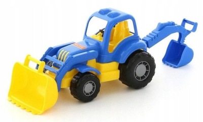WADER Traktor koparka "Osiłek" Blue