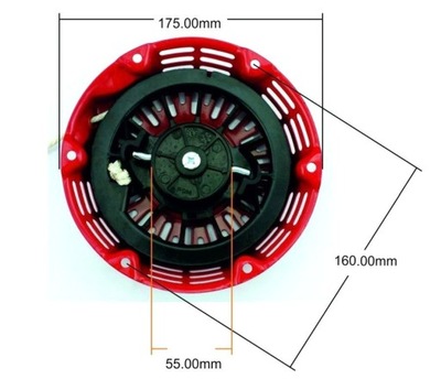 Starter starter tyč pre KIPOR KG160 KG200 / PEZ
