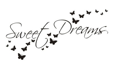 Napis na ścianę naklejka sypialnia Sweet Dreams 48
