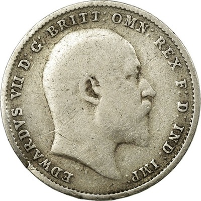 Moneta, Wielka Brytania, Edward VII, 3 Pence, 1909