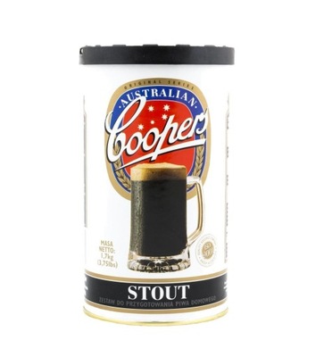Piwo domowe Coopers STOUT brewkit brew kit GRATI