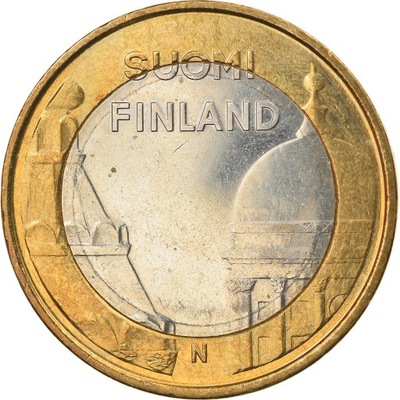 Finlandia, 5 Euro, 2012, Vantaa, MS(60-62), Bimeta