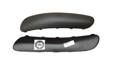 Накладка молдинг решітка радіатора бампера citroen c3 ліва фото №1