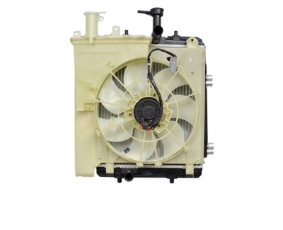 NEW CONDITION SET RADIATOR FAN AC TOYOTA AYGO 1,0 1,2B MT 05 06-  